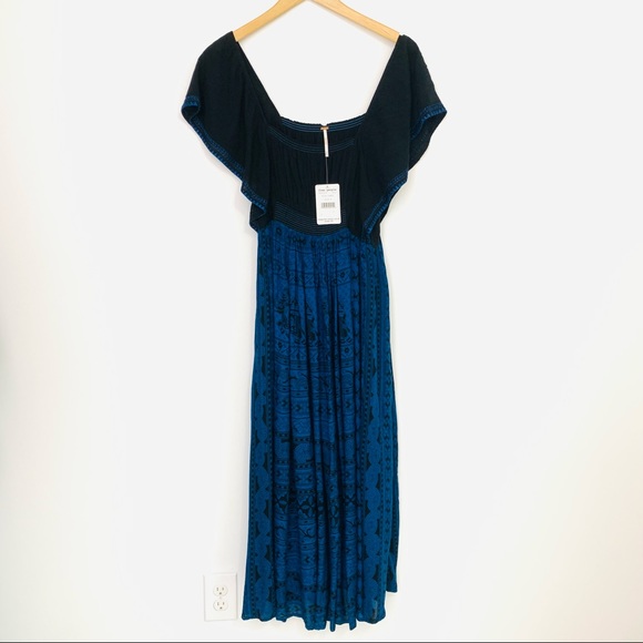 Free People In Search of Paradise Midi Boho Dress - Picture 5 of 11